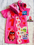 CUSTOM ANGRY BIRDS DICKIES DRESS WITH SHOES