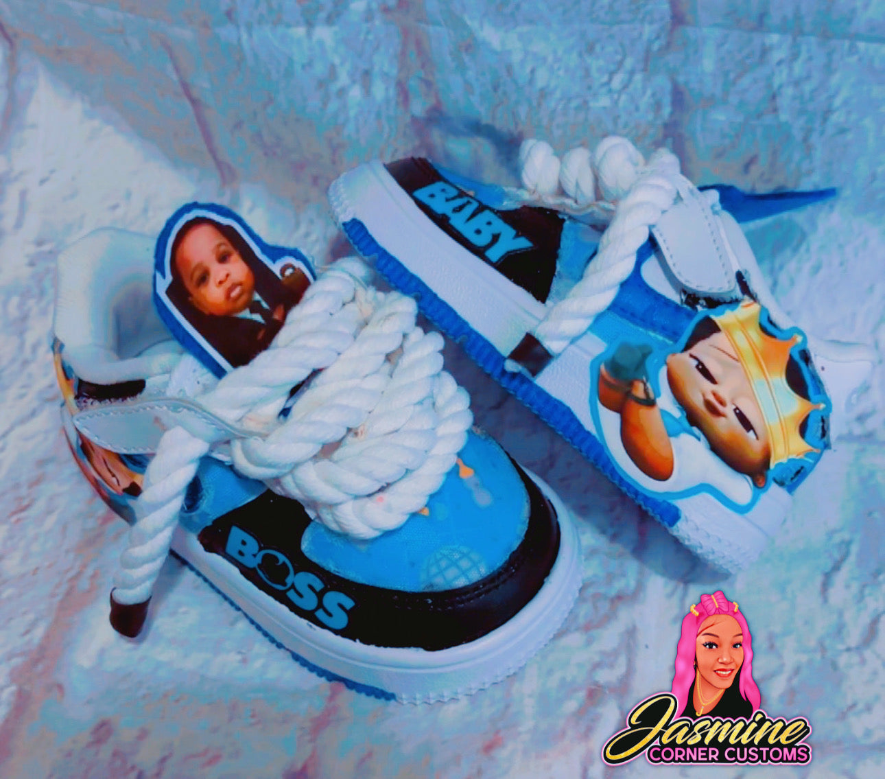 CUSTOM BOSS BABY NIKES