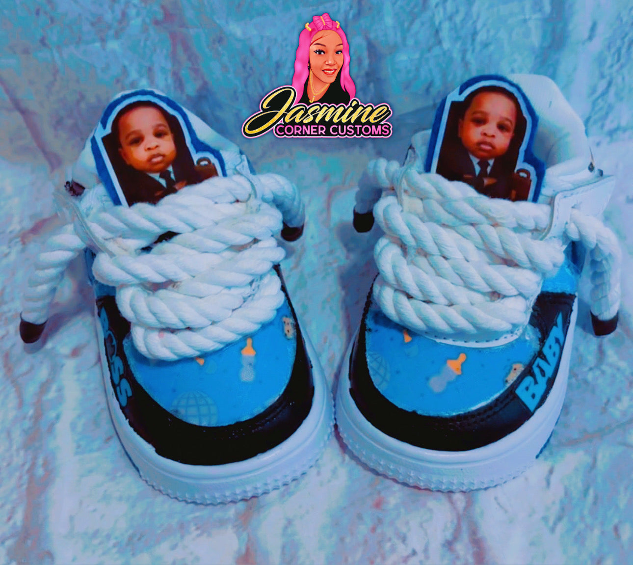 CUSTOM BOSS BABY NIKES