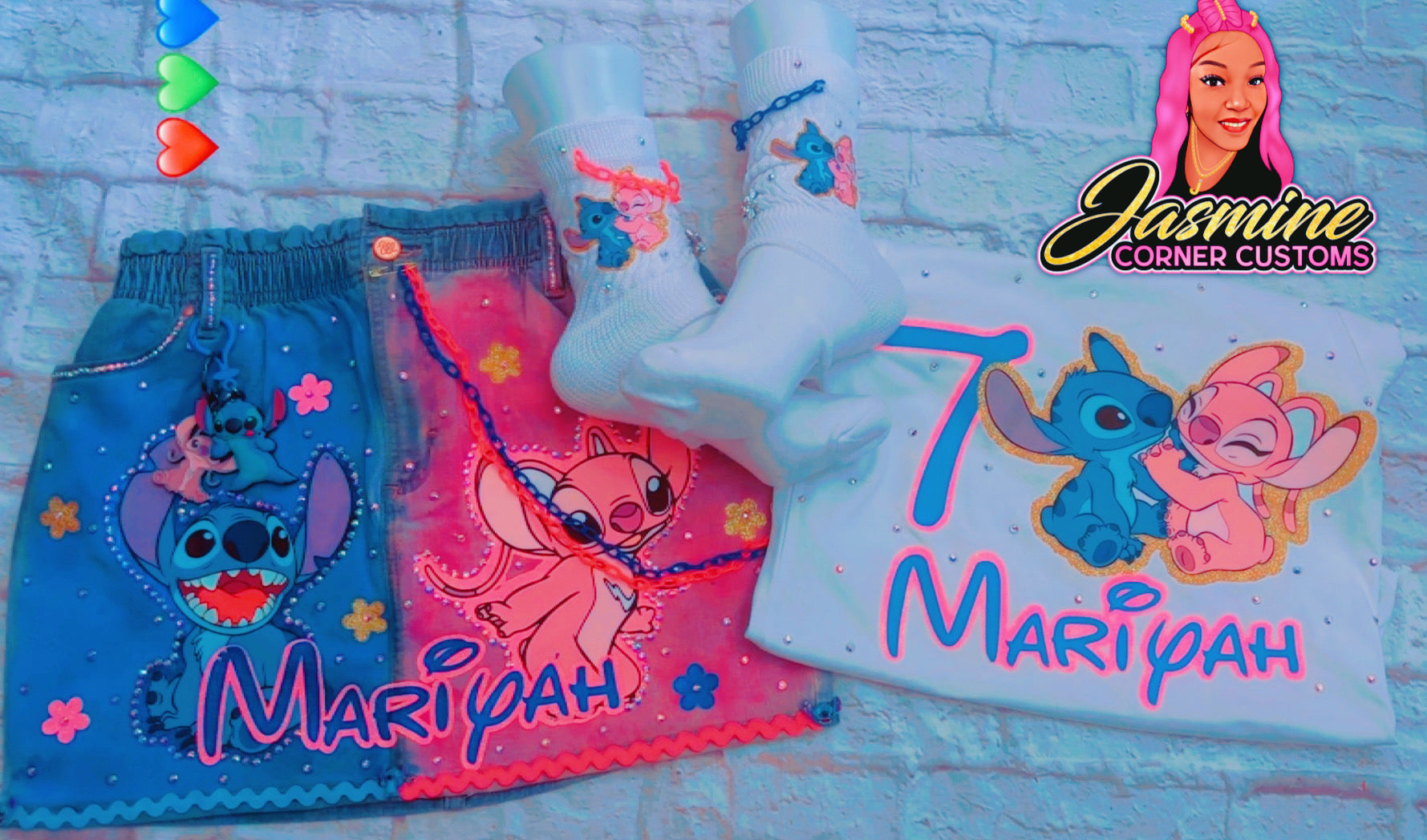 CUSTOM JUNK SKIRT OUTFIT WITH JUNK SOCKS