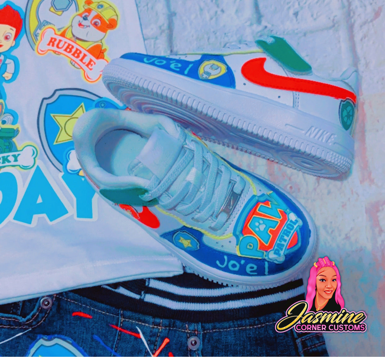 CUSTOM PAW PATROL OUTFIT WITH SHOES