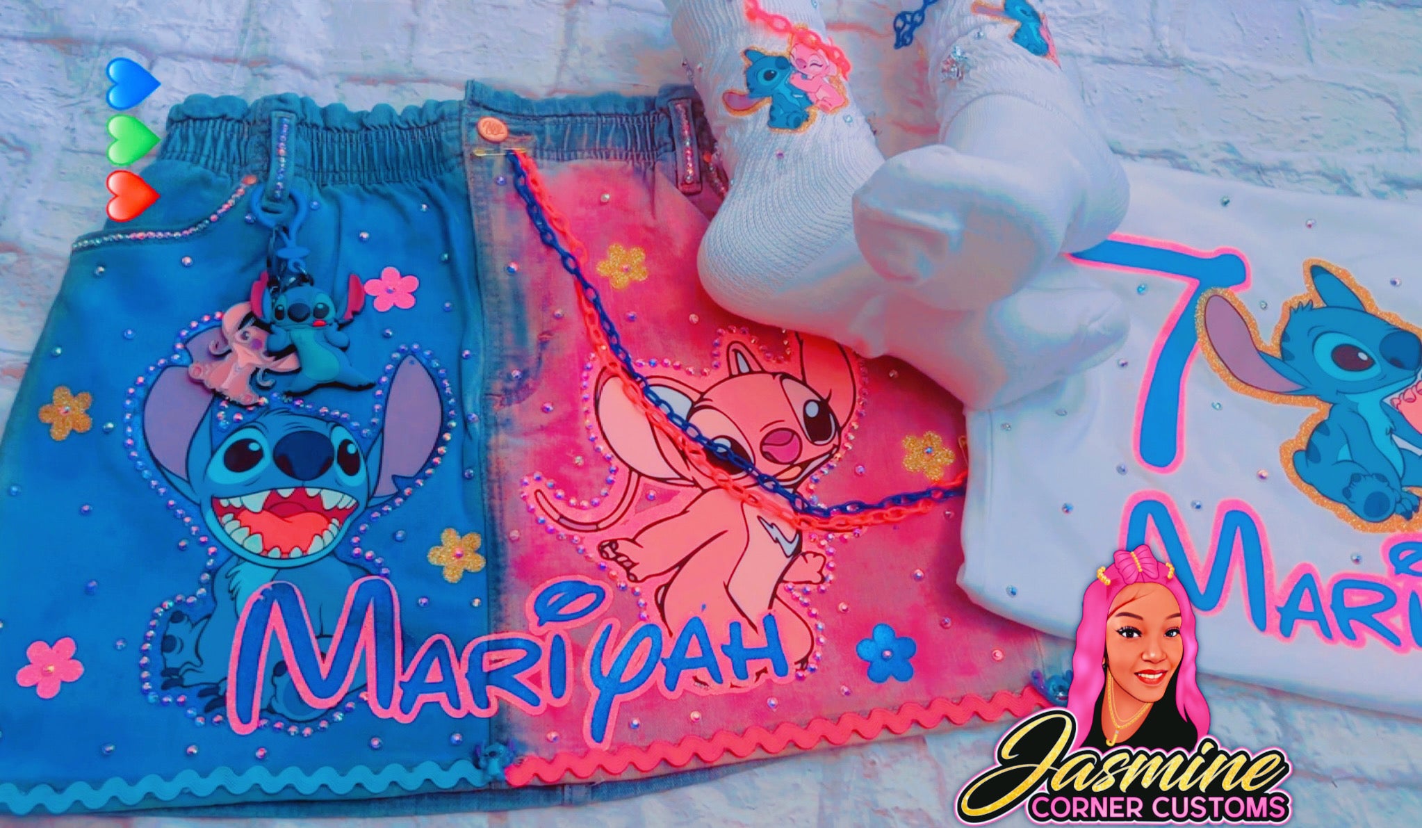 CUSTOM JUNK SKIRT OUTFIT WITH JUNK SOCKS