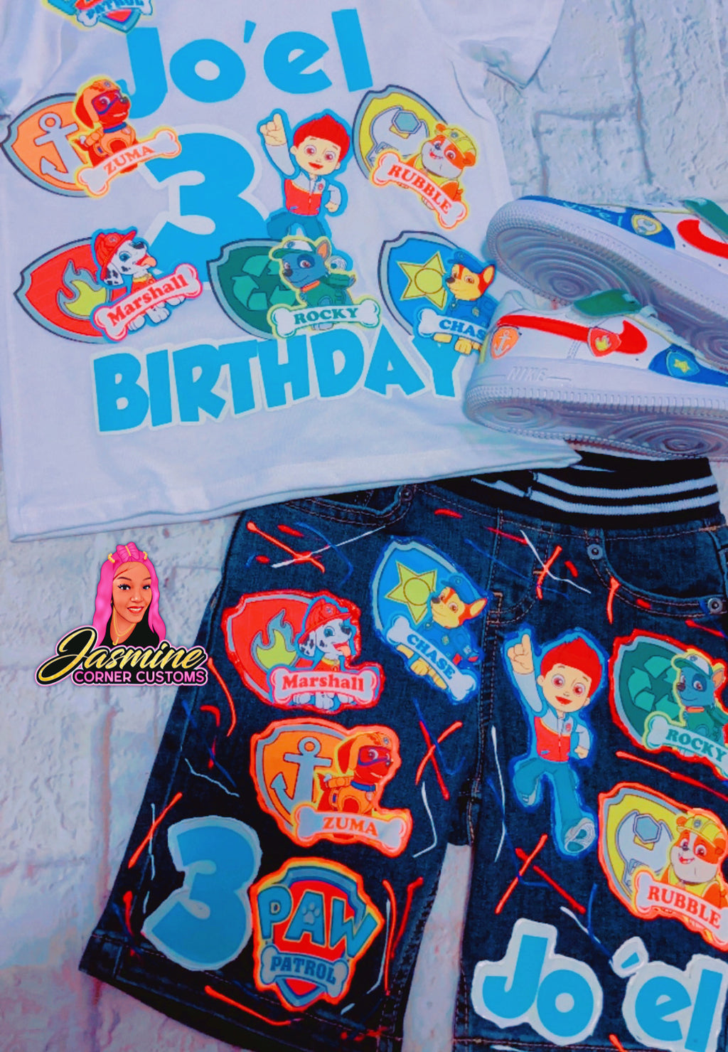 CUSTOM PAW PATROL OUTFIT WITH SHOES