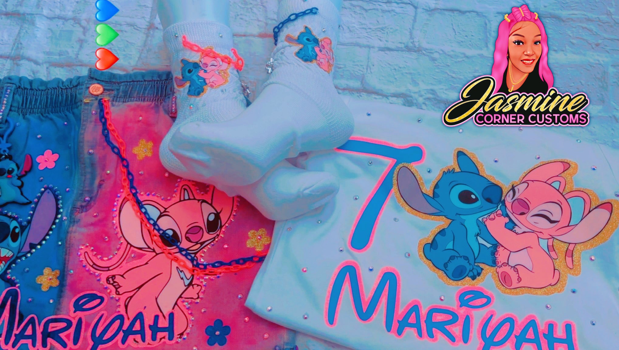 CUSTOM JUNK SKIRT OUTFIT WITH JUNK SOCKS