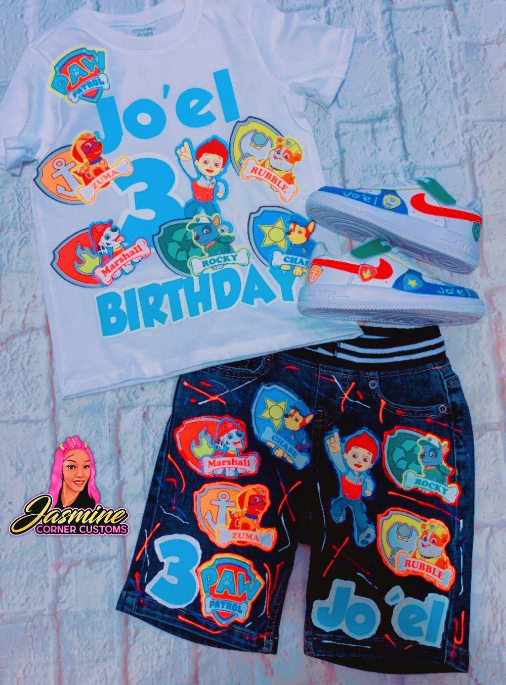 CUSTOM PAW PATROL OUTFIT WITH SHOES