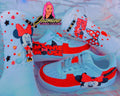 CUSTOM MINNIE MOUSE SHOES AND JUNK SOCKS