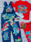 CUSTOM PAW PATROL OVERALLS OUTFIT WITH SHOES